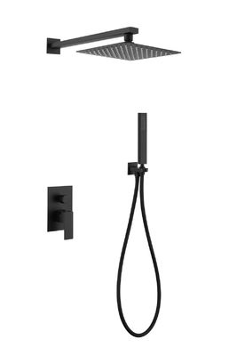 Samoczyszczący zestaw prysznicowy Sus304 Black, zestaw prysznicowy 8 &amp;#39;&amp;#39;